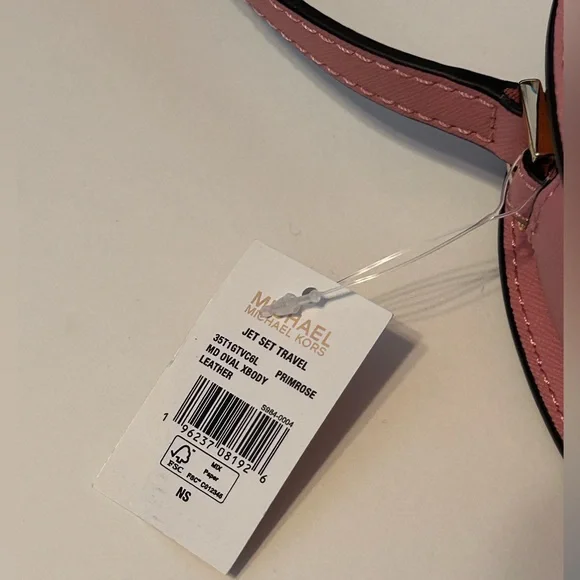 NWT MICHAEL KORS Jet Set Travel Primrose Medium Leather Crossbody Bag - Picture 4 of 9